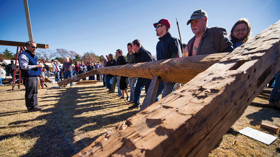 Timber Frame Barn Raising