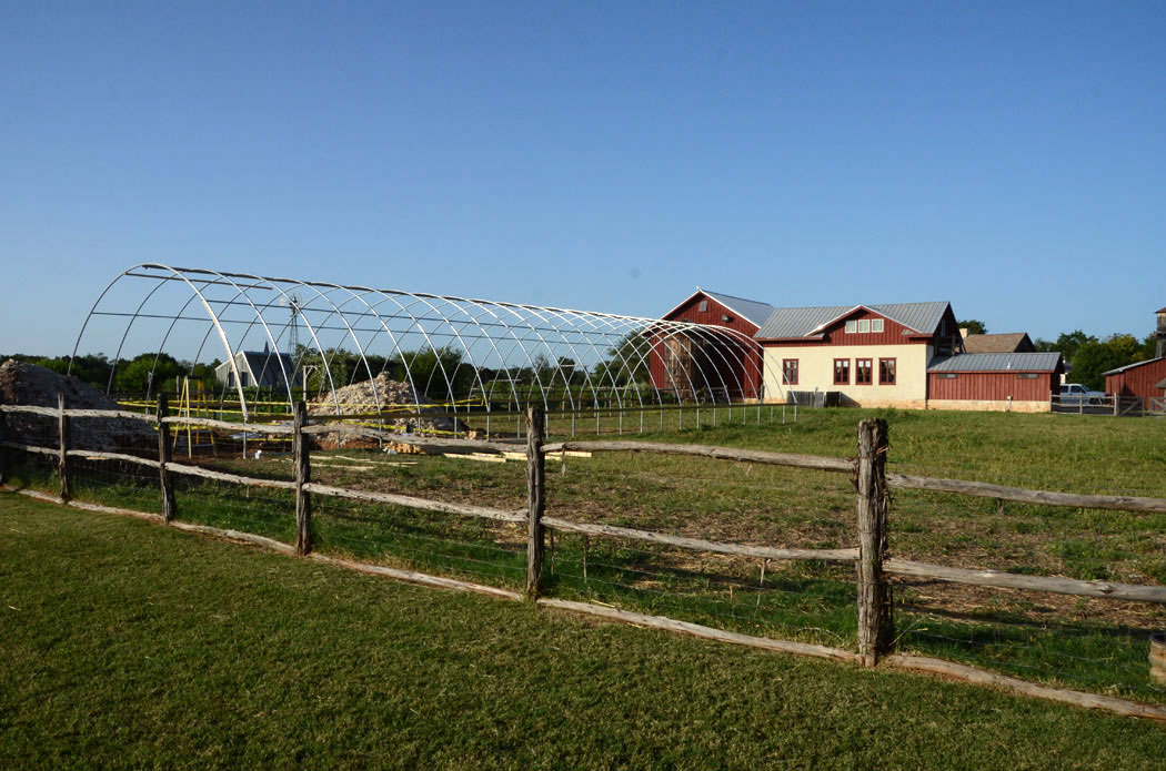 Aquaponics Greenhouse Frame Exterior