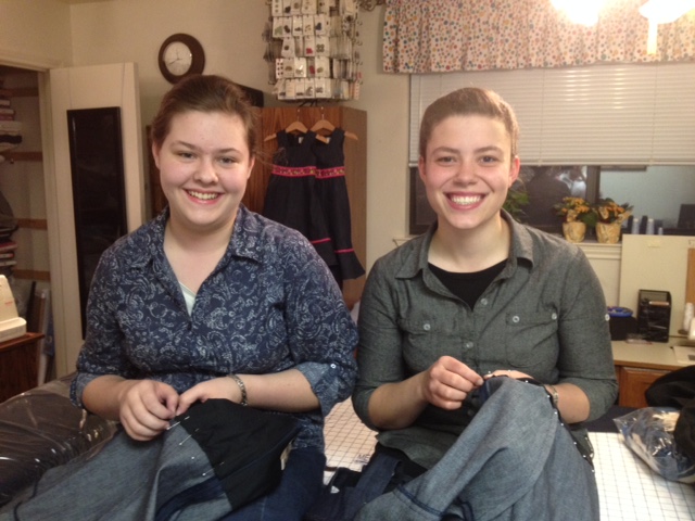 Great times sewing together