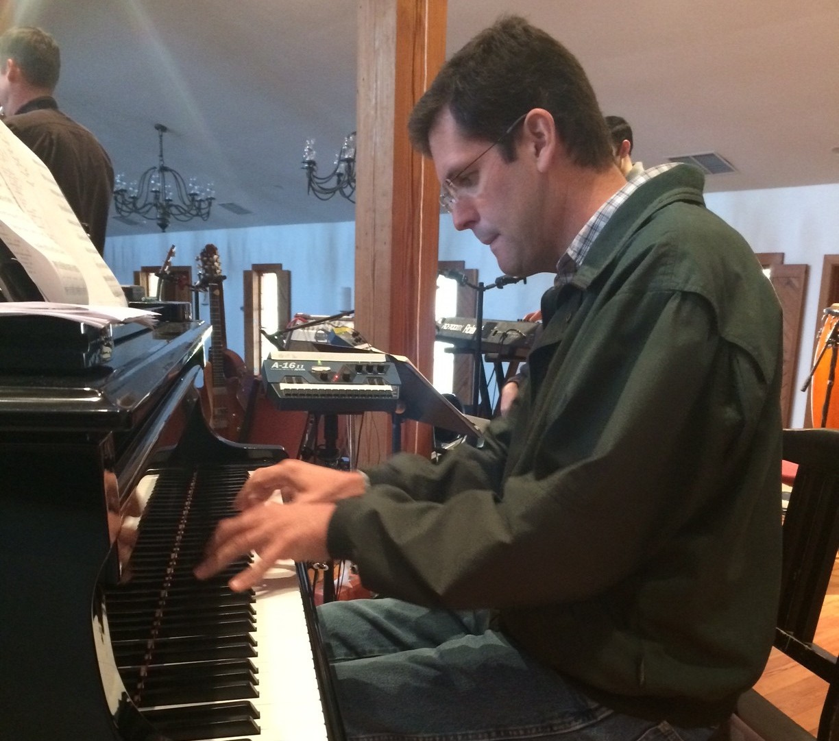 Philip Lancaster, our piano player