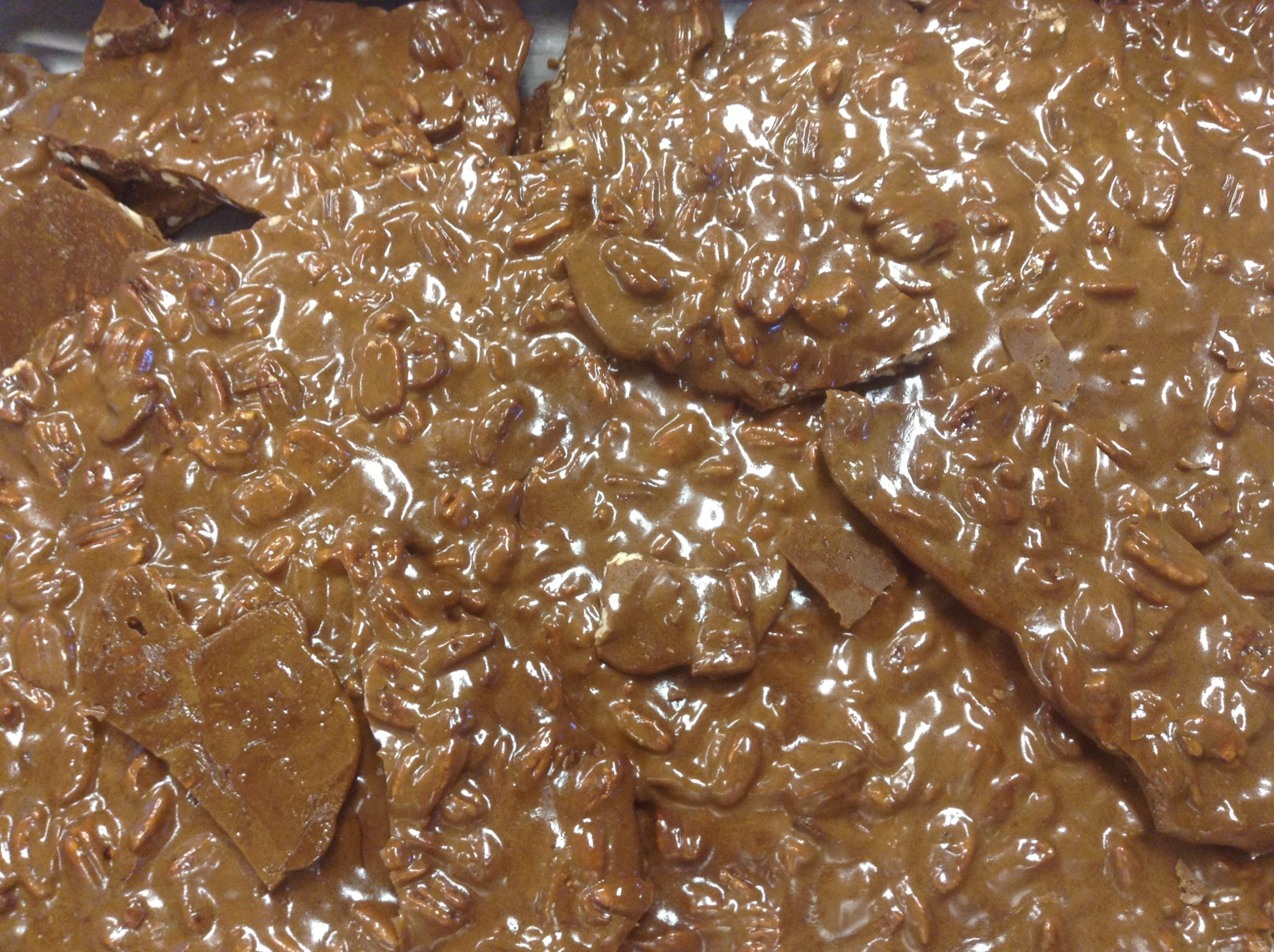 Sorghum Pecan Brittle