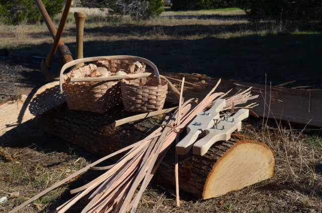 Prepared Wood Basket Materials